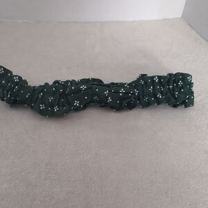 Longaberger Basket Garter In Medium Original Green Heritage Pattern 12X2"